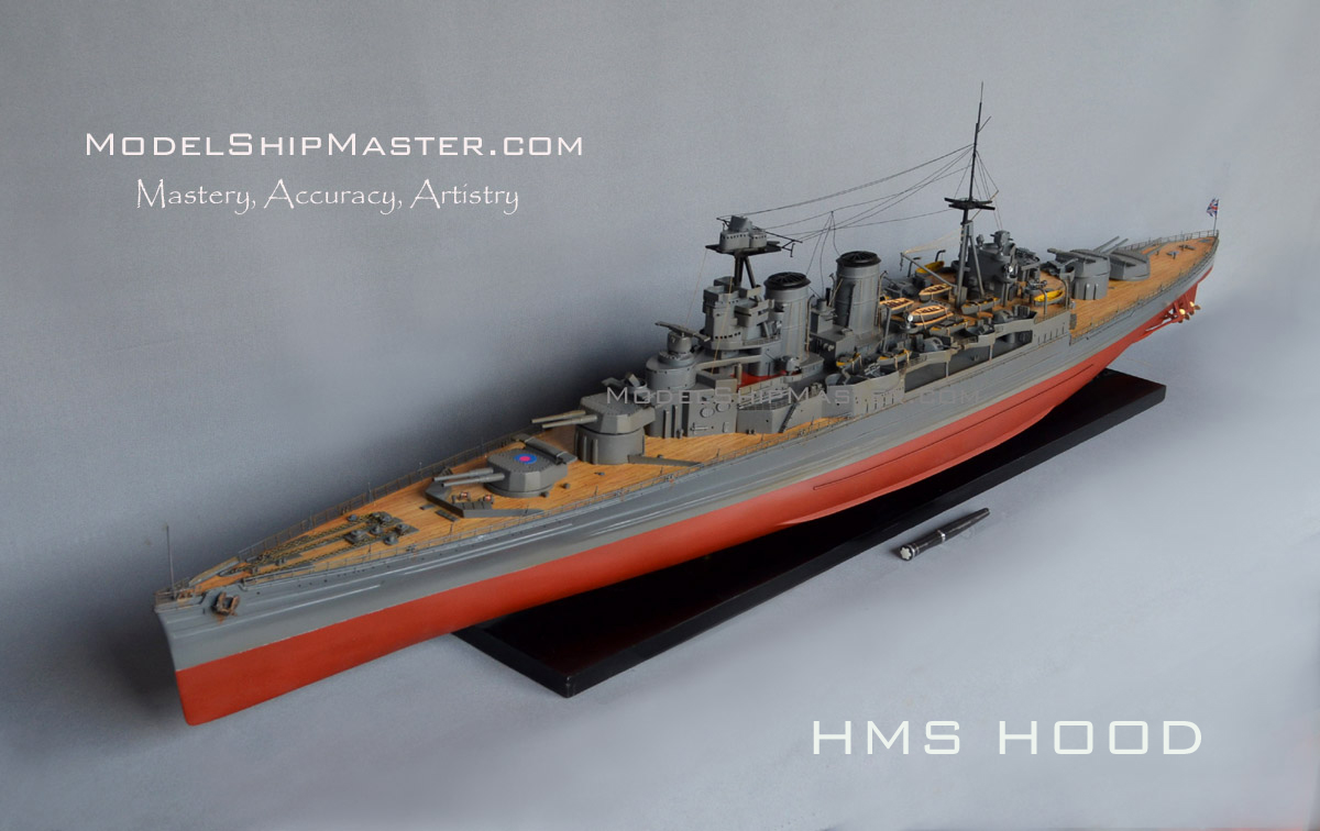 HMS Hood model